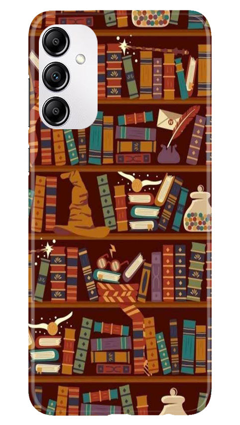 Book Shelf Mobile Back Case for Samsung Galaxy M14 5G (Design - 348)