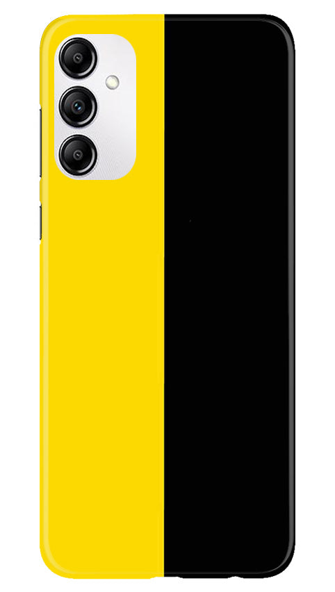 Black Yellow Pattern Mobile Back Case for Samsung Galaxy A14 5G (Design - 354)