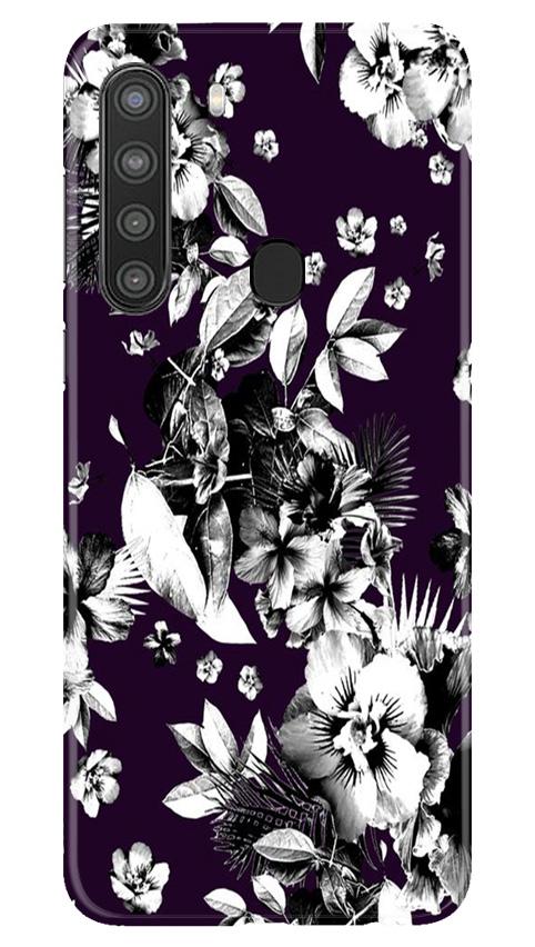 white flowers Case for Samsung Galaxy A21