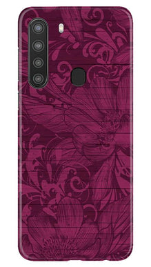 Purple Backround Mobile Back Case for Samsung Galaxy A21 (Design - 22)