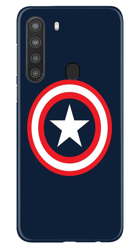 Captain America Case for Samsung Galaxy A21