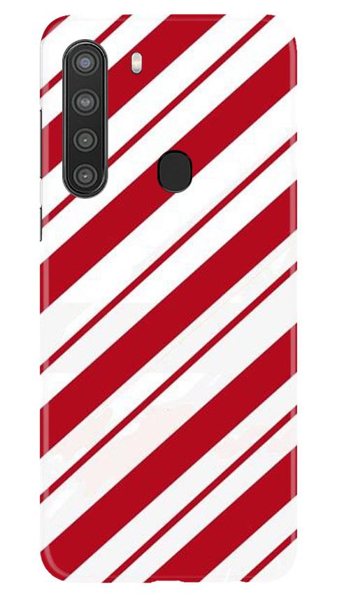 Red White Case for Samsung Galaxy A21