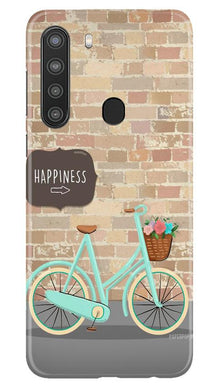 Happiness Mobile Back Case for Samsung Galaxy A21 (Design - 53)