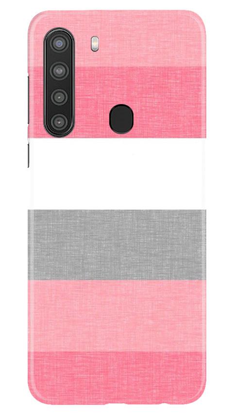 Pink white pattern Case for Samsung Galaxy A21