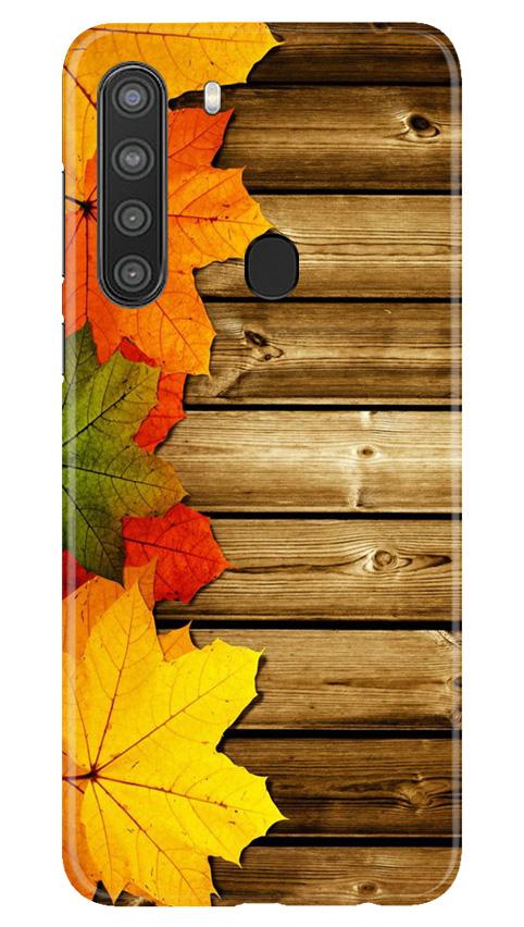 Wooden look3 Case for Samsung Galaxy A21