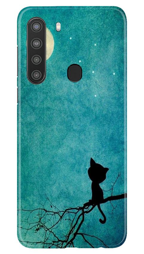 Moon cat Case for Samsung Galaxy A21