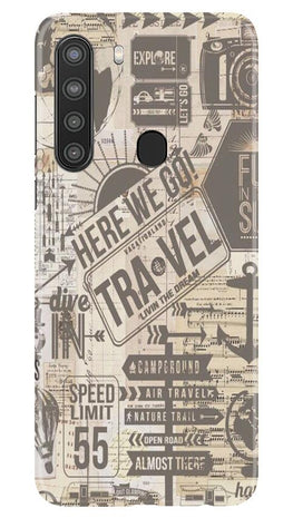 Travel Case for Samsung Galaxy A21(Design - 104)