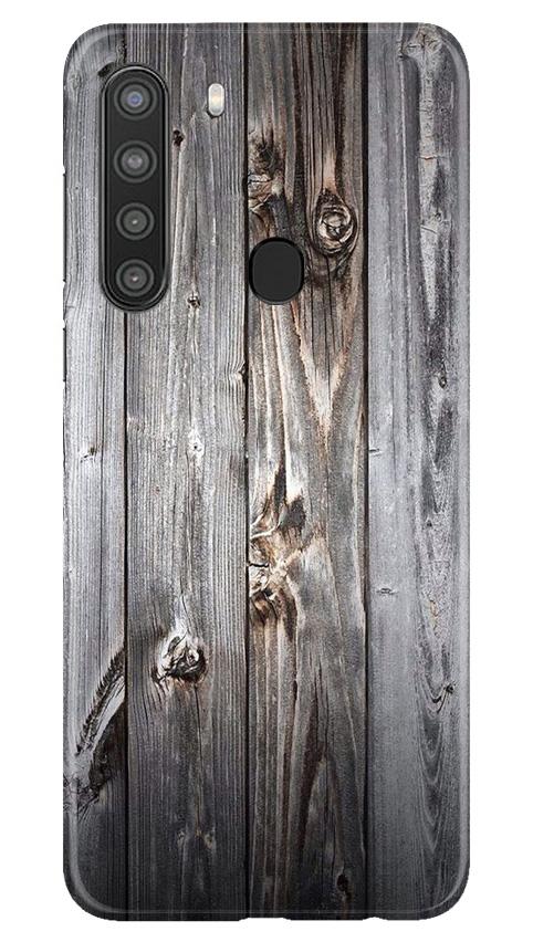 Wooden Look Case for Samsung Galaxy A21  (Design - 114)