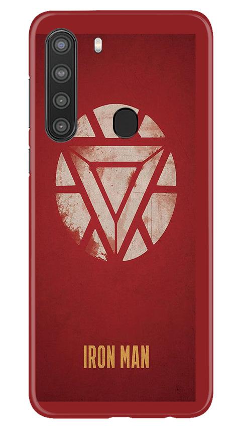 Iron Man Superhero Case for Samsung Galaxy A21  (Design - 115)
