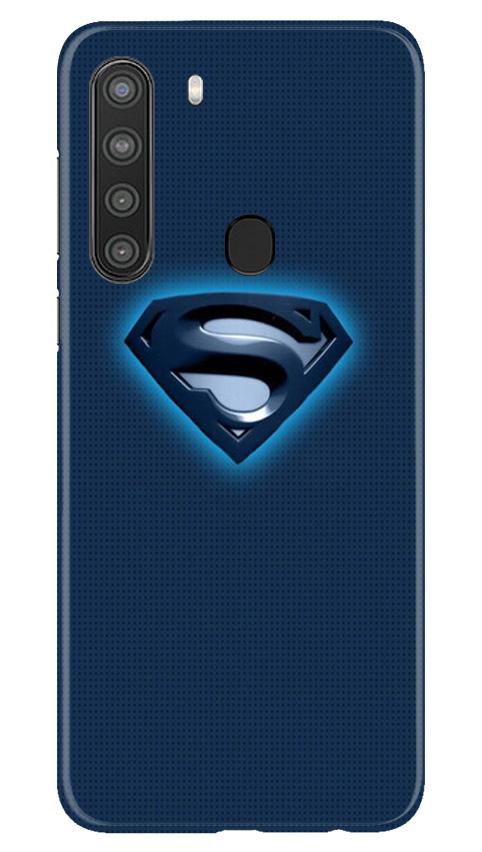 Superman Superhero Case for Samsung Galaxy A21  (Design - 117)