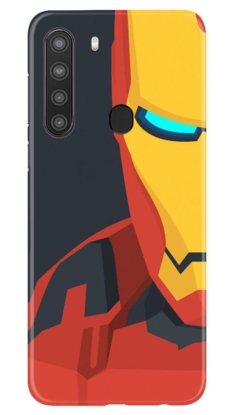 Iron Man Superhero Case for Samsung Galaxy A21  (Design - 120)