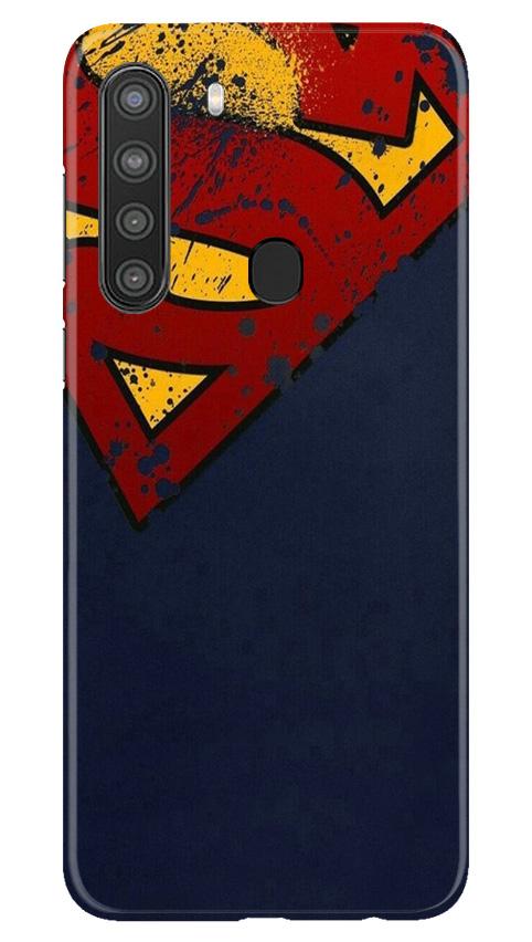 Superman Superhero Case for Samsung Galaxy A21  (Design - 125)