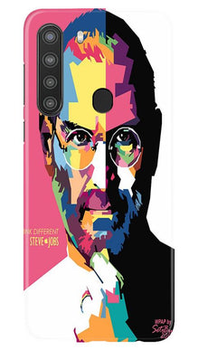 Steve Jobs Mobile Back Case for Samsung Galaxy A21  (Design - 132)