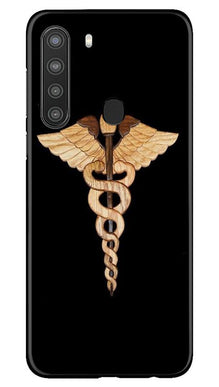 Doctor Logo Mobile Back Case for Samsung Galaxy A21  (Design - 134)