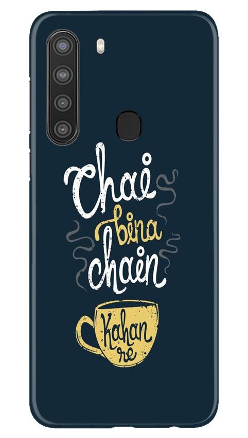 Chai Bina Chain Kahan Case for Samsung Galaxy A21  (Design - 144)