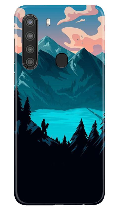 Mountains Case for Samsung Galaxy A21 (Design - 186)