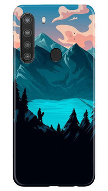 Mountains Mobile Back Case for Samsung Galaxy A21 (Design - 186)