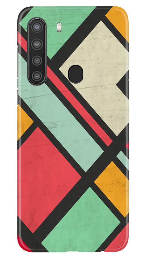 Boxes Case for Samsung Galaxy A21 (Design - 187)