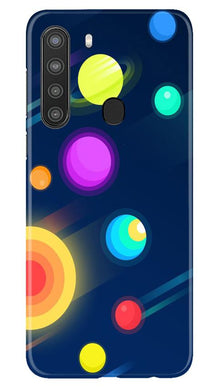 Solar Planet Mobile Back Case for Samsung Galaxy A21 (Design - 197)