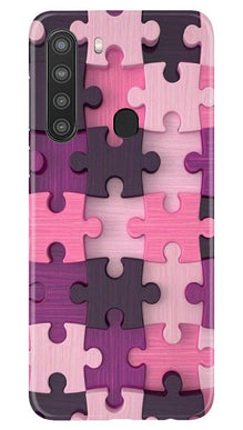 Puzzle Mobile Back Case for Samsung Galaxy A21 (Design - 199)