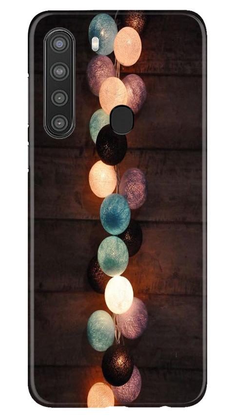Party Lights Case for Samsung Galaxy A21 (Design No. 209)