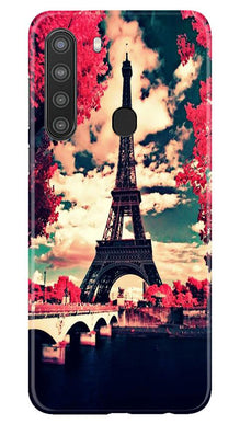 Eiffel Tower Mobile Back Case for Samsung Galaxy A21 (Design - 212)
