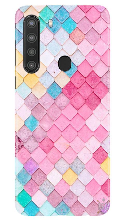 Pink Pattern Case for Samsung Galaxy A21 (Design No. 215)