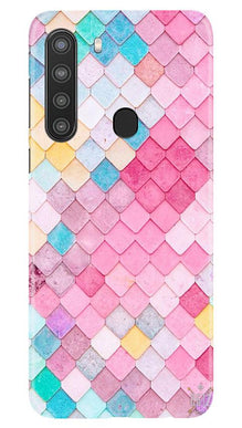 Pink Pattern Mobile Back Case for Samsung Galaxy A21 (Design - 215)