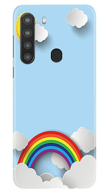 Rainbow Mobile Back Case for Samsung Galaxy A21 (Design - 225)