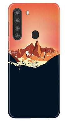 Mountains Mobile Back Case for Samsung Galaxy A21 (Design - 227)