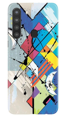 Modern Art Mobile Back Case for Samsung Galaxy A21 (Design - 235)