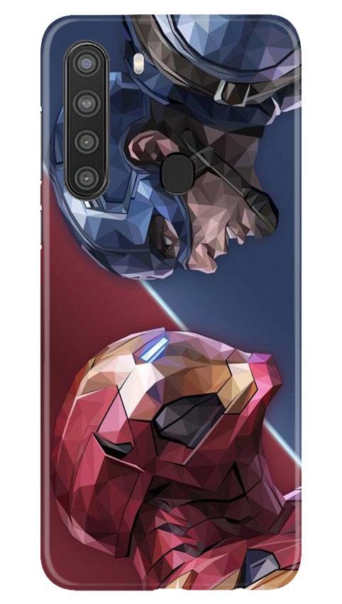 Ironman Captain America Case for Samsung Galaxy A21 (Design No. 245)
