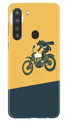 Bike Lovers Mobile Back Case for Samsung Galaxy A21 (Design - 256)