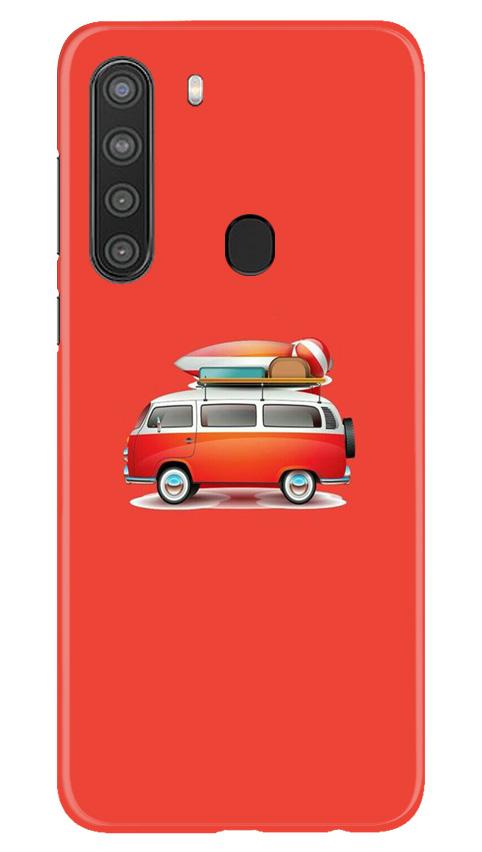 Travel Bus Case for Samsung Galaxy A21 (Design No. 258)