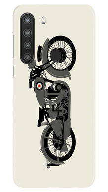 MotorCycle Mobile Back Case for Samsung Galaxy A21 (Design - 259)