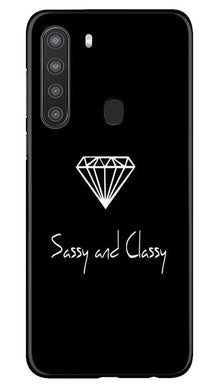 Sassy and Classy Mobile Back Case for Samsung Galaxy A21 (Design - 264)