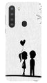Cute Kid Couple Case for Samsung Galaxy A21 (Design No. 283)