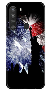 Statue of Unity Mobile Back Case for Samsung Galaxy A21 (Design - 294)