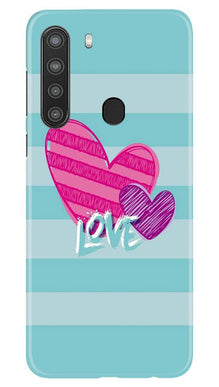 Love Mobile Back Case for Samsung Galaxy A21 (Design - 299)