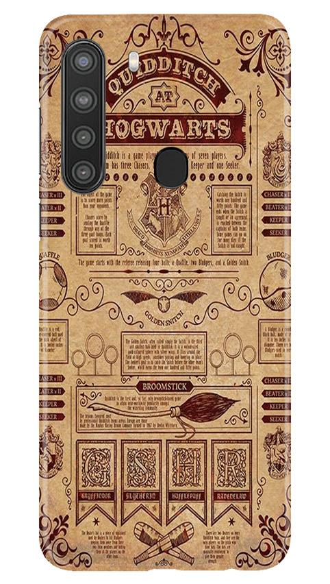 Hogwarts Mobile Back Case for Samsung Galaxy A21 (Design - 304)
