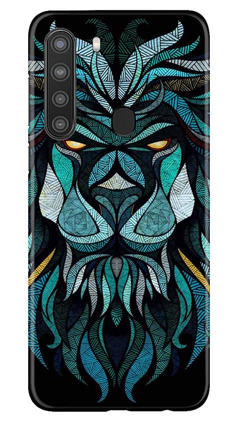 Lion Mobile Back Case for Samsung Galaxy A21 (Design - 314)