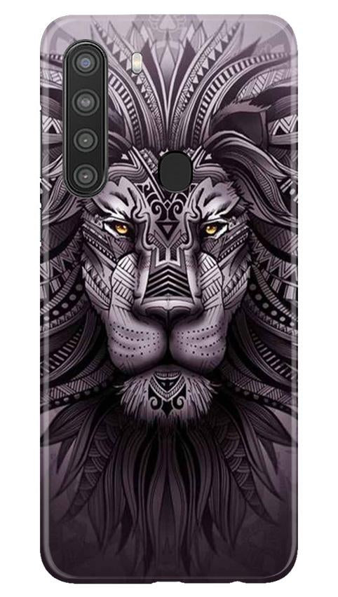 Lion Mobile Back Case for Samsung Galaxy A21 (Design - 315)