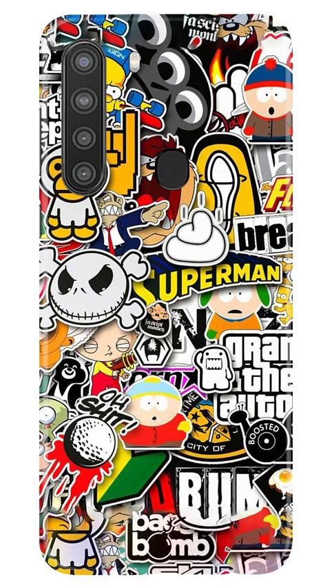 Designer Mobile Back Case for Samsung Galaxy A21 (Design - 320)