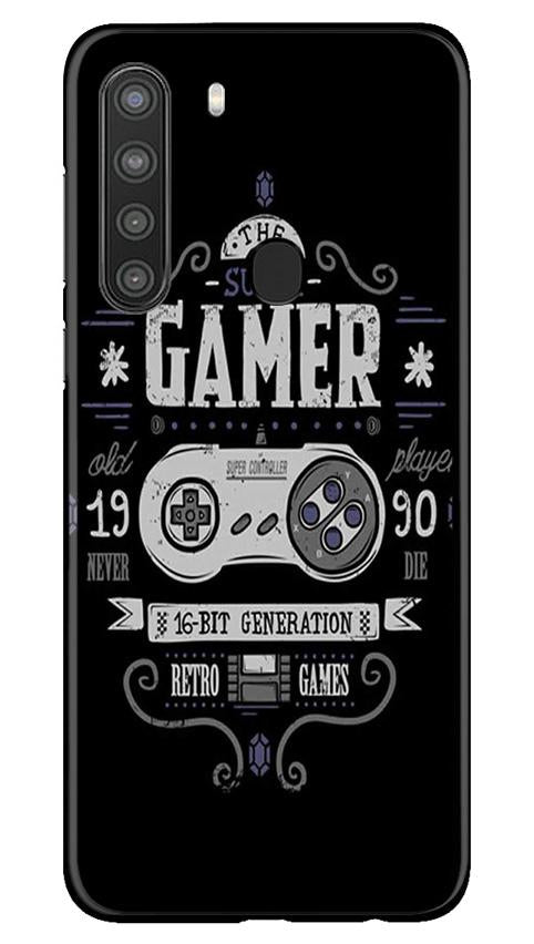 Gamer Mobile Back Case for Samsung Galaxy A21 (Design - 330)