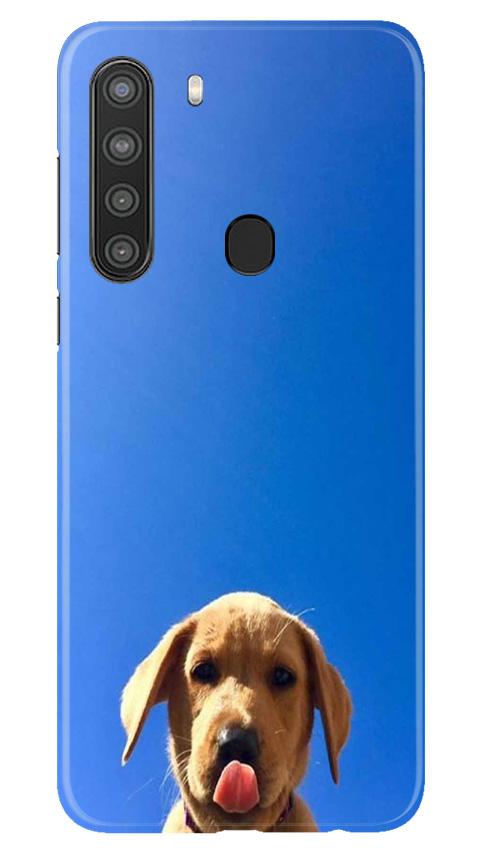 Dog Mobile Back Case for Samsung Galaxy A21 (Design - 332)