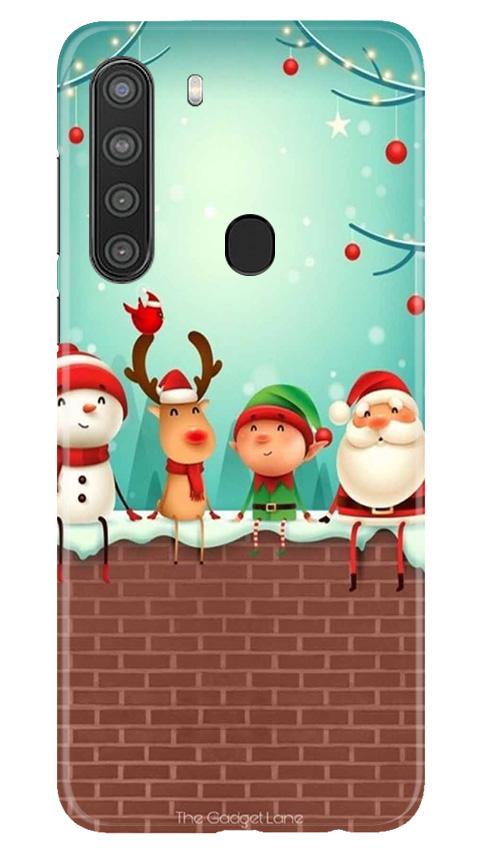Santa Claus Mobile Back Case for Samsung Galaxy A21 (Design - 334)