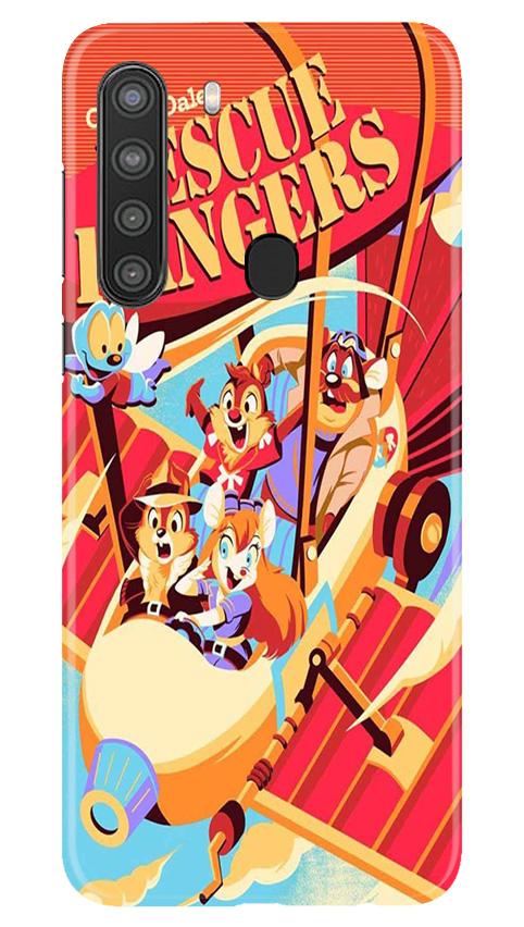 Rescue Rangers Mobile Back Case for Samsung Galaxy A21 (Design - 341)