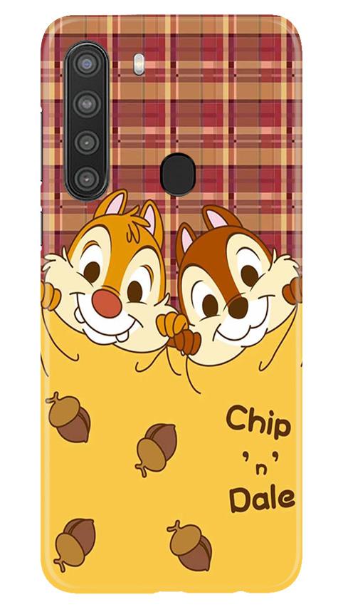 Chip n Dale Mobile Back Case for Samsung Galaxy A21 (Design - 342)