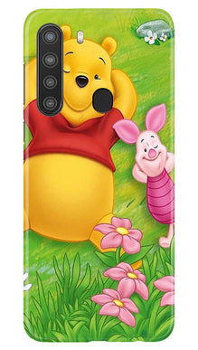 Winnie The Pooh Mobile Back Case for Samsung Galaxy A21 (Design - 348)