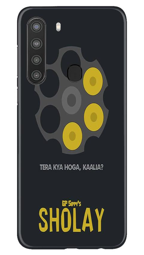 Sholay Mobile Back Case for Samsung Galaxy A21 (Design - 356)